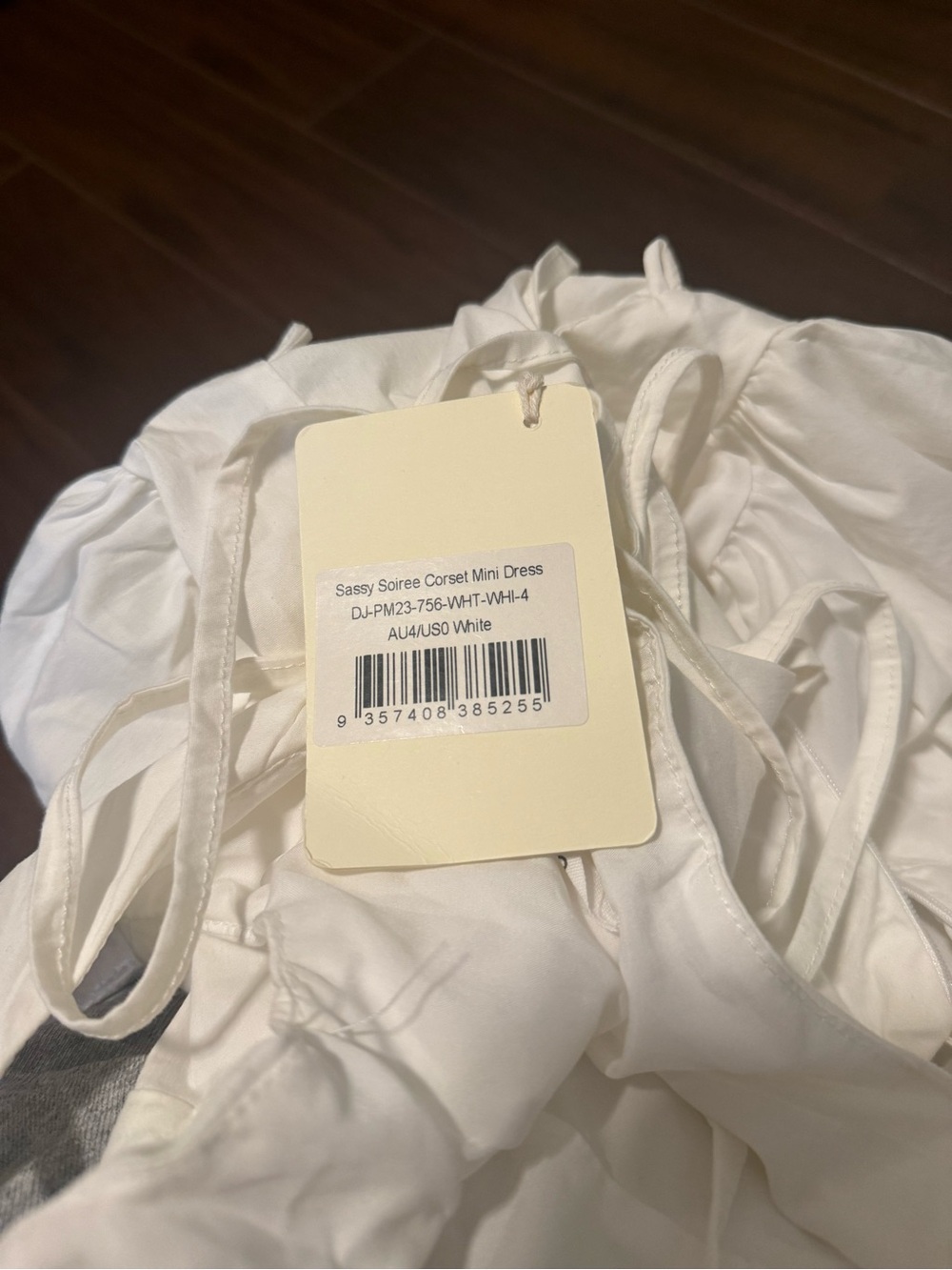 Pepper mayo white corset mini dress - Picture 6 of 9